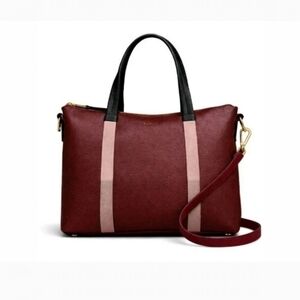 NWT Radley London Waterloo Way Satchel - Merlot Leather